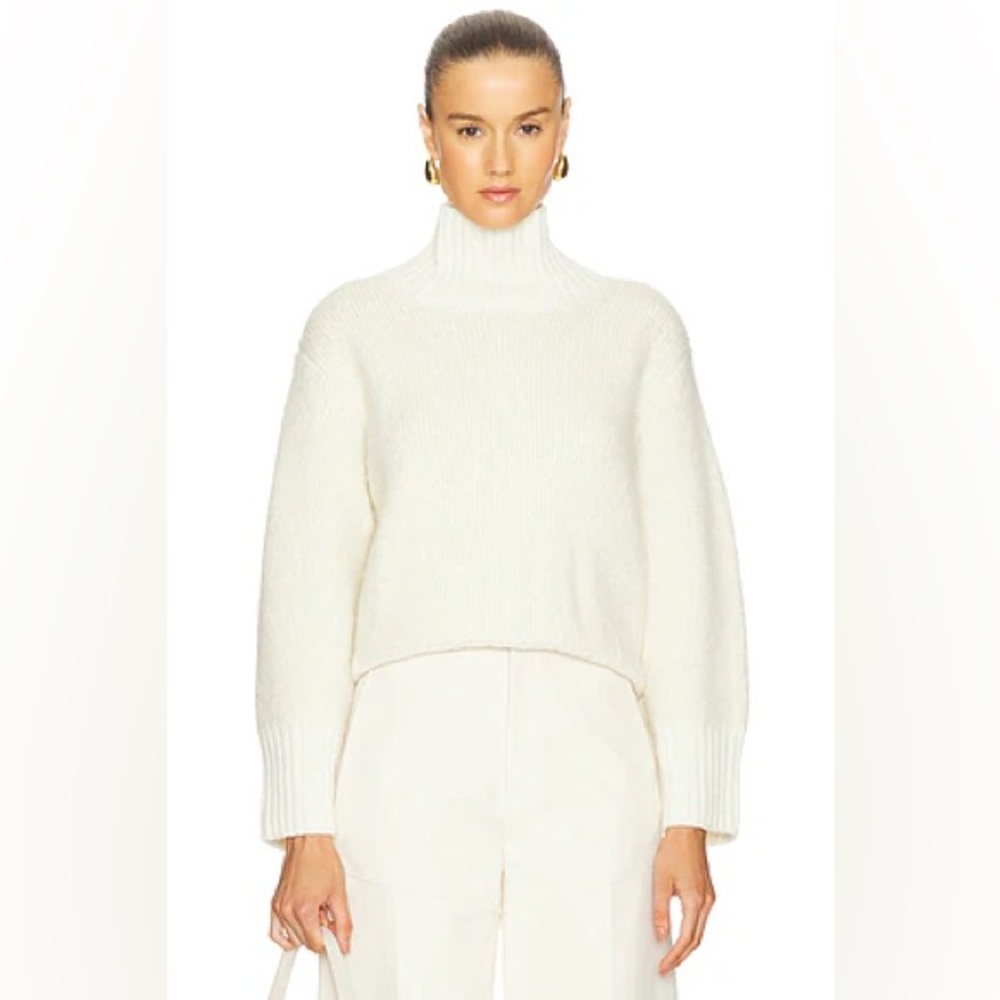 A.L.C. White Turtleneck Sweater
